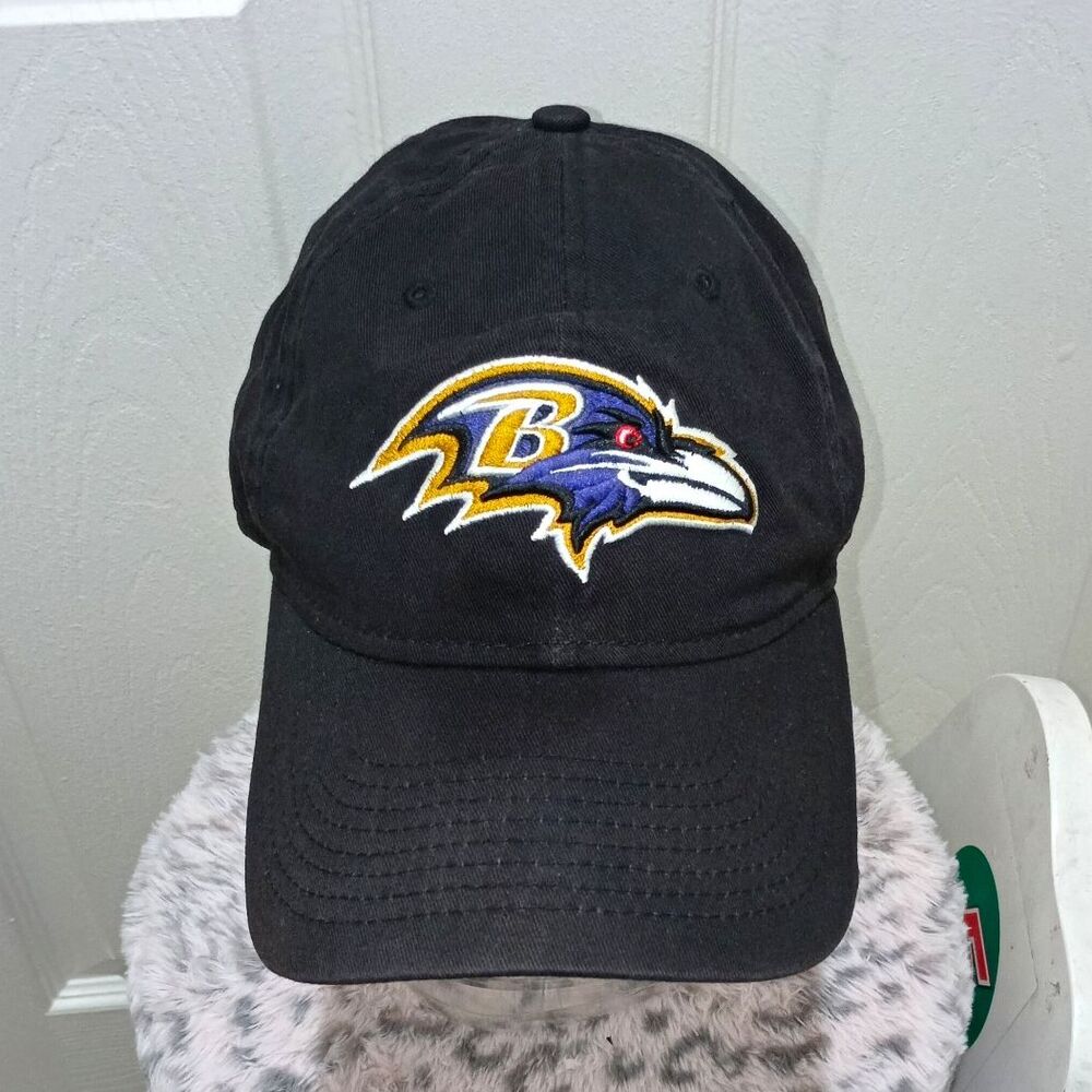 Baltimore Ravens New Era 9TWENTY Hat Black Adjustable NFL Cap OSFM Embroidered